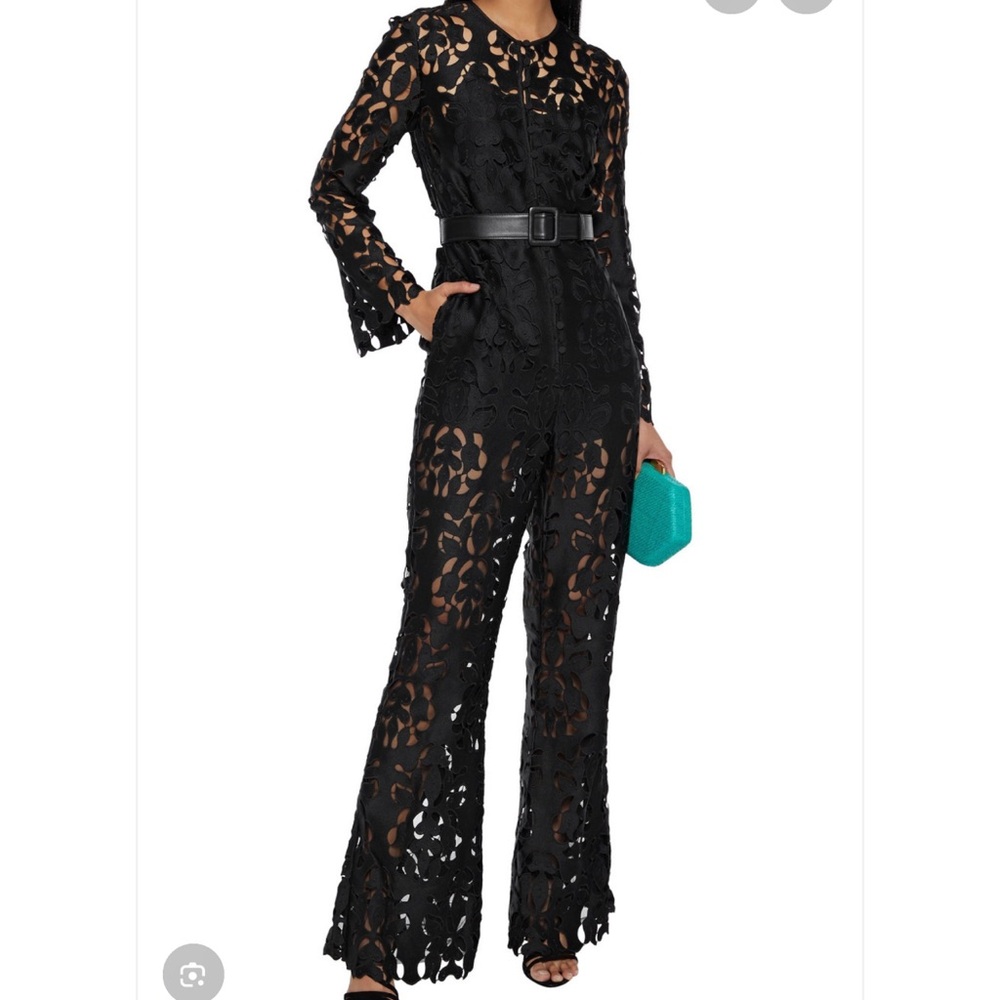 Gorgeous Self Portrait Guipere Lace Jumpsuit, size 6, EUC - Picture 4 of 9